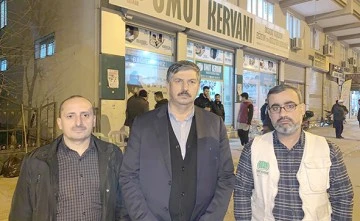 BAŞKAN &Ccedil;İFT&Ccedil;İ, UMUT KERVANINI ZİYARET ETTİ