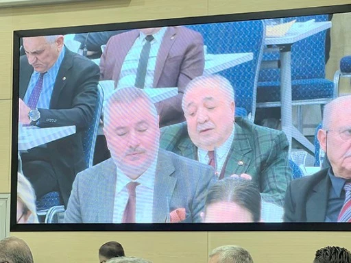 BAŞKAN G&Uuml;NEŞ, BORSA KONSEY TOPLANTISINA KATILDI