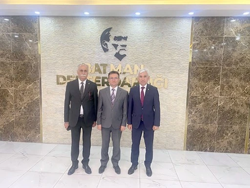 BAŞKAN KAPLAN&rsquo;DAN DEFTERDAR ŞENSES&rsquo;E ZİYARET