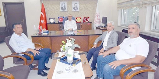 BAŞKAN KAPLAN&rsquo;DAN M&Uuml;D&Uuml;R CİĞER&rsquo;E ZİYARET