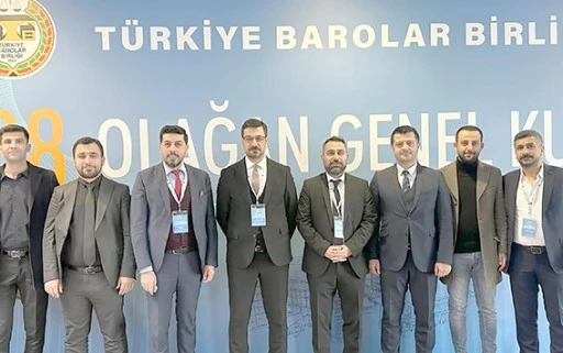 BATMAN BAROSU, T&Uuml;RKİYE BAROLAR BİRLİĞİ GENEL KURULU&rsquo;NA KATILDI