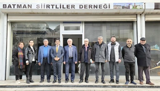BATMAN SİİRTLİLER DERNEĞİNE İL SİVİL TOPLUMLA İLİŞKİLER M&Uuml;D&Uuml;RL&Uuml;Ğ&Uuml;NDEN ZİYARET