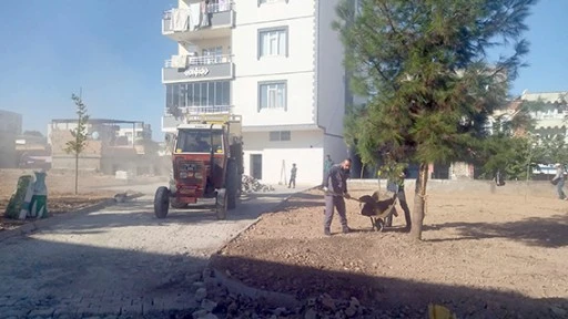 BAZİK&Icirc;LER VE ŞERZAN KURT PARKI &Ccedil;İMLENDİRİLİYOR