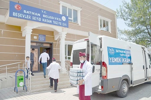 BELEDİYENİN, 50 TAZİYE EVİNE DESTEĞİNİ S&Uuml;RD&Uuml;R&Uuml;YOR