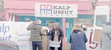 BİR KALP BİN UMUT EKİBİ DEPREM B&Ouml;LGESİNDEYDİ