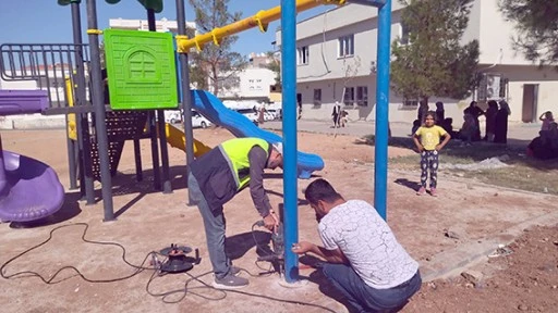 &Ccedil;OCUKLAR İSTEDİKLERİ PARKA KAVUŞTU