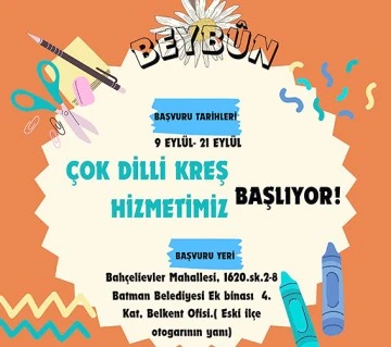 &Ccedil;OK DİLLİ KREŞ BAŞVURULARI BAŞLADI&nbsp;