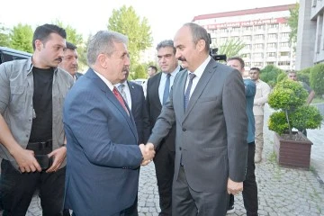 DESTİCİ&rsquo;DEN VALİ CANALP&rsquo;A ZİYARET