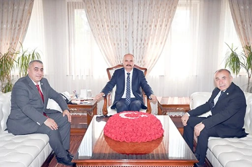 DİN-BİR-SEN&rsquo;DEN VALİ CANALP&rsquo;A ZİYARET