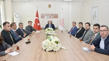 EĞİTİM M&Uuml;FETTİŞLERİ TOPLANTISI YAPILDI