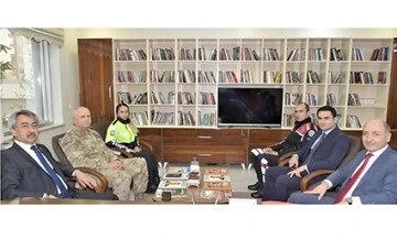 EMNİYET VE JANDARMA'DAN KURTARAN&rsquo;A ZİYARETİ