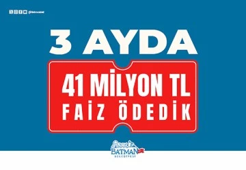 EŞ BAŞKAN G&Uuml;LİSTAN S&Ouml;N&Uuml;K &ldquo;3 AYDA 41 MİLYON TL FAİZ &Ouml;DEDİK&rdquo;