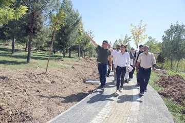 EŞ BAŞKAN S&Ouml;N&Uuml;K, &Ccedil;ALIŞMA ALANLARINI ZİYARET ETTİ