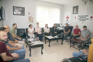 EŞ BAŞKAN S&Ouml;N&Uuml;K&rsquo;TEN İHD&rsquo;YE ZİYARET