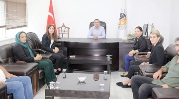 EŞ BAŞKAN S&Ouml;N&Uuml;KTEN BATMAN BAROSUNA ZİYARET