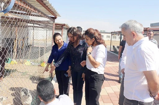 EŞ BAŞKANLAR &Ccedil;ALIŞMALARI DENETLEDİ