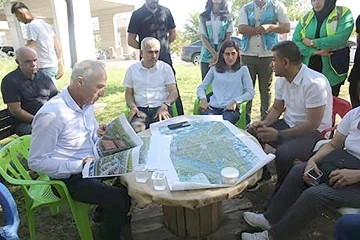 EŞ BAŞKANLAR &ldquo;KİŞİ BAŞINA D&Uuml;ŞEN YEŞİL ALAN MİKTARINI ARTIRIYORUZ&rdquo;