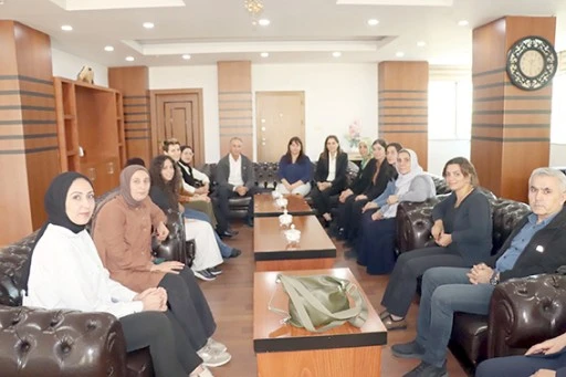 EŞ BAŞKANLAR SİİRT BELEDİYESİ&rsquo;Nİ ZİYARET ETTİ