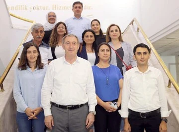 EŞ GENEL BAŞKAN BAKIRHAN&rsquo;DAN BELEDİYE&rsquo;YE ZİYARET