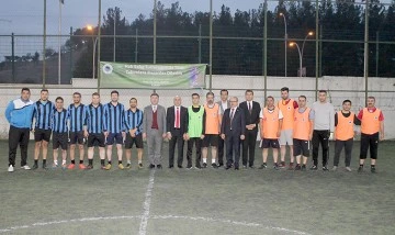 FUTBOL TURNUVALARI REKT&Ouml;R DEMİR&rsquo;İN İLK VURUŞU İLE BAŞLADI