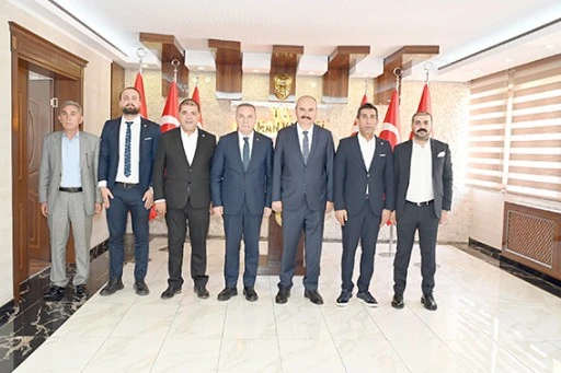 GENEL BAŞKAN &Ccedil;ELEBİ&rsquo;DEN VALİ CANALP&rsquo;A ZİYARET