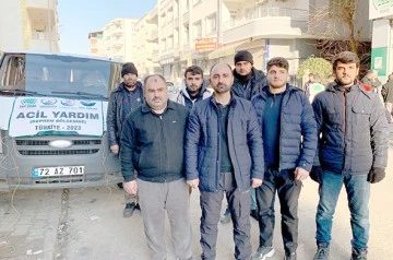 G&Ouml;N&Uuml;LL&Uuml;LER KAHRAMANMARAŞ&rsquo;A GİTTİ