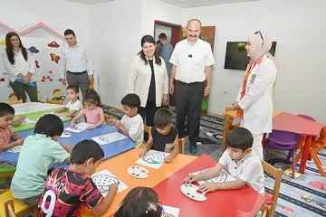 G&Uuml;NEYKENT AİLE DESTEK MERKEZİNE ZİYARET