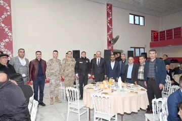 G&Uuml;VENLİK KORUCULARINA İFTAR YEMEĞİ