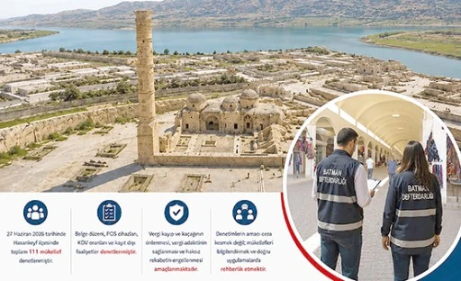 HASANKEYF'TE 111 M&Uuml;KELLEF İNCELENDİ