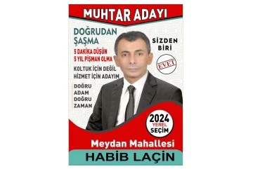 “HİZMET İÇİN ADAY OLDUM”