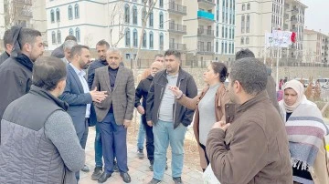 H&Uuml;DA PAR, CİGERLO TOKİ SAKİNLERİNİN SORUNLARINI DİNLEDİ