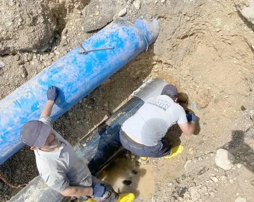 İ&Ccedil;ME SUYU ANA HAT ARIZASI GİDERİLDİ