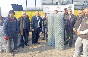 İHATA MALZEMESİ T&Ouml;RENLE DAĞITILDI