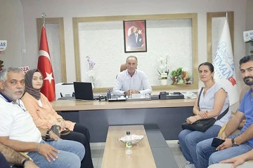 İHD&rsquo;DEN BELEDİYE&rsquo;YE BARIŞ G&Uuml;N&Uuml; ZİYARETİ