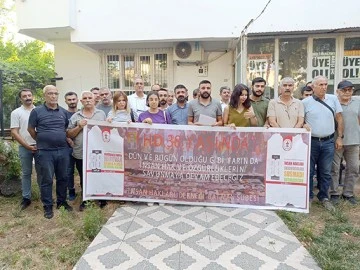 İHD&rsquo;NİN 38. KURULUŞ YIL D&Ouml;N&Uuml;M&Uuml; KUTLANDI