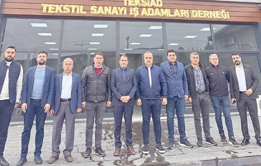 İL M&Uuml;D&Uuml;R&Uuml; G&Uuml;M&Uuml;Ş'TEN TEKSİAD&rsquo;A ZİYARET