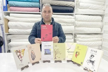 İLKOKUL MEZUNU YAZAR, 7 K&Uuml;RT&Ccedil;E KİTAP YAZDI