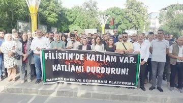 İSRAİL KATLİAMLARINA TEPKİ G&Ouml;STERDİLER