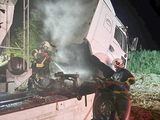 İTFAİYE EKİPLERİ SEFERBER OLDU