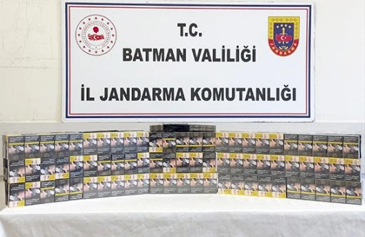 JANDARMA, KAÇAK SİGARAYA GEÇİT VERMEDİ!