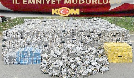 KA&Ccedil;AK SİGARA OPERASYONU: 44 BİN 900 PAKET ELE GE&Ccedil;İRİLDİ