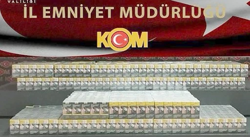KA&Ccedil;AK SİGARAYA DARBE: 2.600 PAKET ELE GE&Ccedil;İRİLDİ
