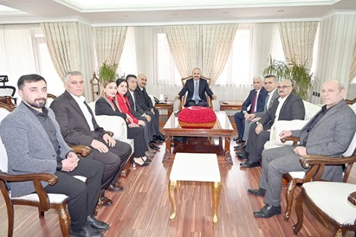 KAPLAN’DAN VALİ CANALP’A ZİYARET