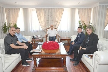 KARAYOLLARI B&Ouml;LGE M&Uuml;D&Uuml;R&Uuml;NDEN VALİ CANALP&rsquo;A ZİYARET