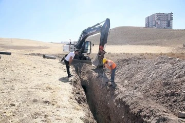KARDELEN&rsquo;E YENİ KANALİZASYON HATTI