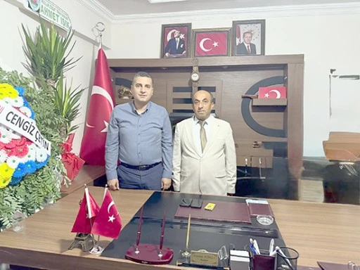 KAYMAKAM B&Ouml;&Ccedil;K&Uuml;N'DEN MUHTARLAR DERNEĞİ'NE ZİYARET