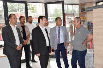 KAYMAKAM G&Uuml;NG&Ouml;R&rsquo;DEN ESNAFLARA ZİYARET