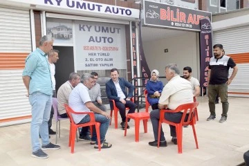 KAYMAKAM G&Uuml;NG&Ouml;R&rsquo;DEN ESNAFLARA ZİYARET