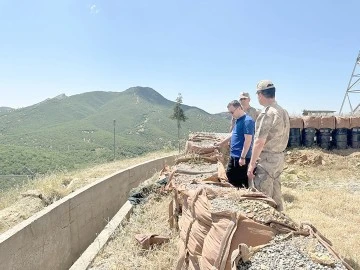 KAYMAKAM G&Uuml;NG&Ouml;R&rsquo;DEN G&Uuml;VENLİK KULESİNE ZİYARET