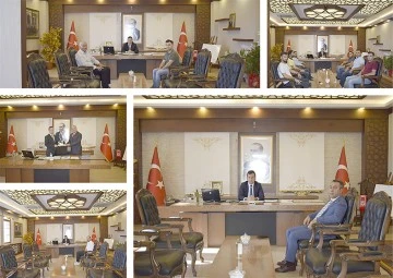 KAYMAKAM G&Uuml;NG&Ouml;R&rsquo;E HAYIRLI OLSUN ZİYARETLERİ DEVAM EDİYOR